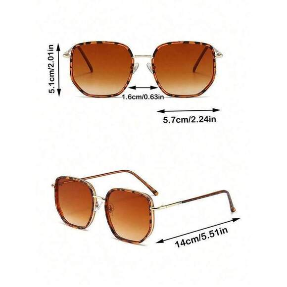 Retro Street Style Polycarbonate Glasses, Four Seasons Basic